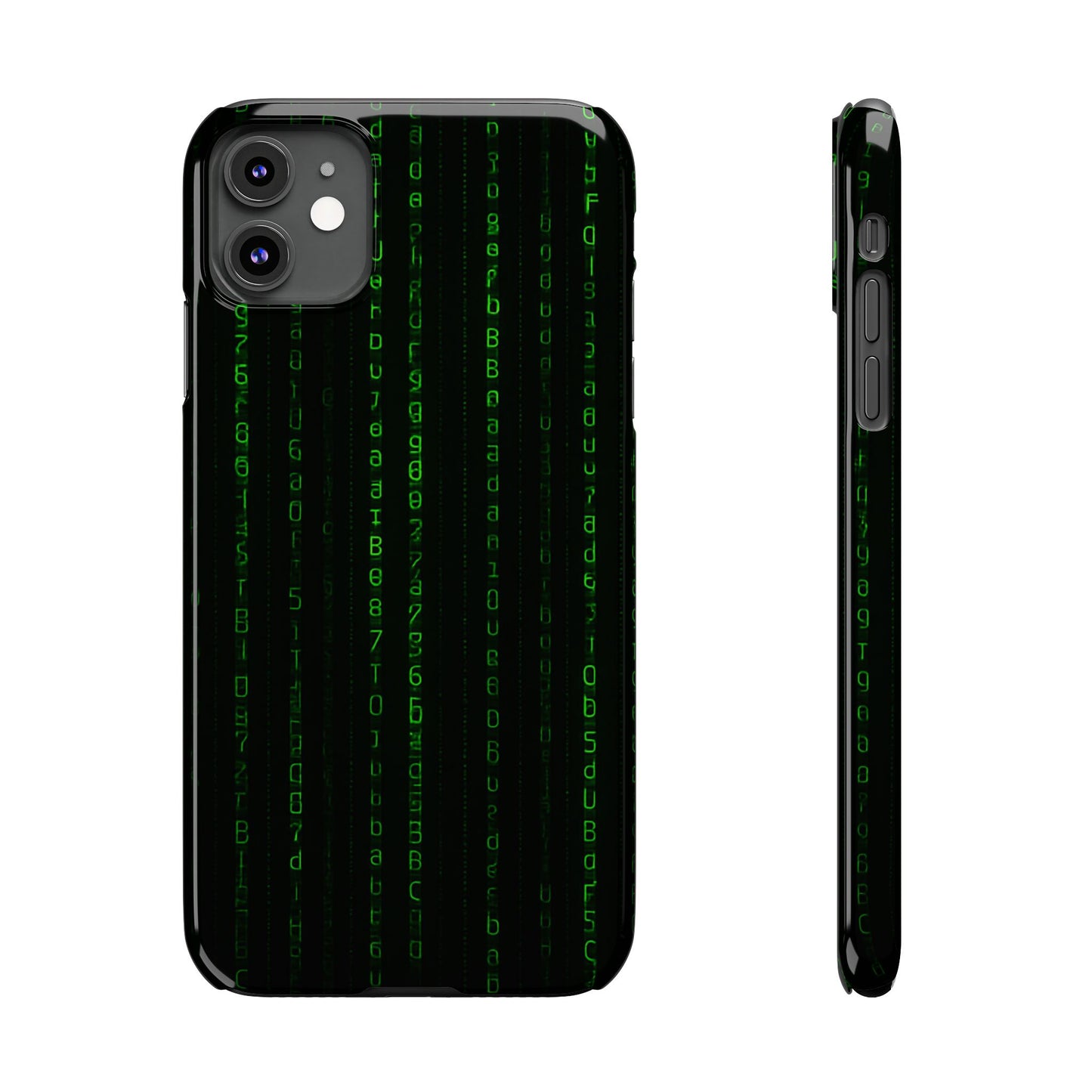 Matrix-Inspired Slim Phone Case, Eco-Friendly Phone Cover, Tech Lover Gift, Minimalist Phone Accessory, Unique Smartphone Case
