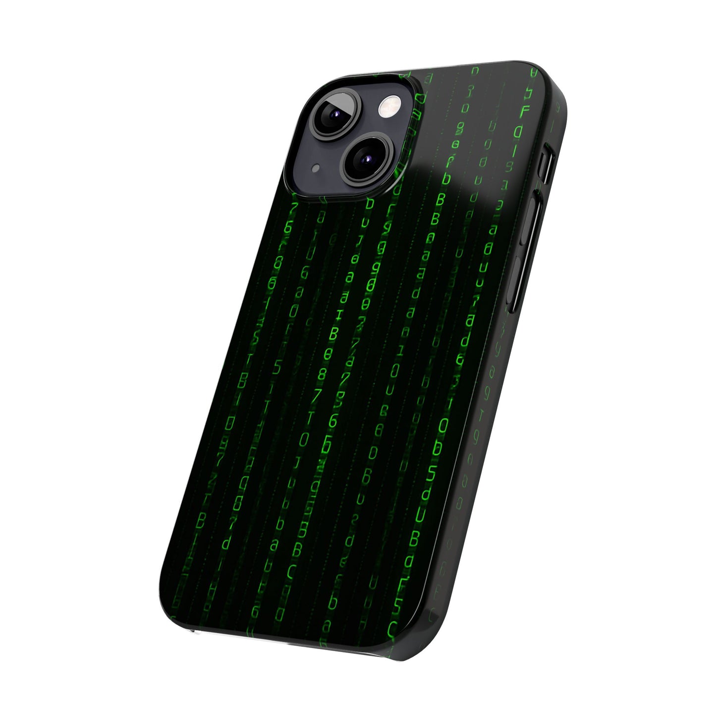 Matrix-Inspired Slim Phone Case, Eco-Friendly Phone Cover, Tech Lover Gift, Minimalist Phone Accessory, Unique Smartphone Case