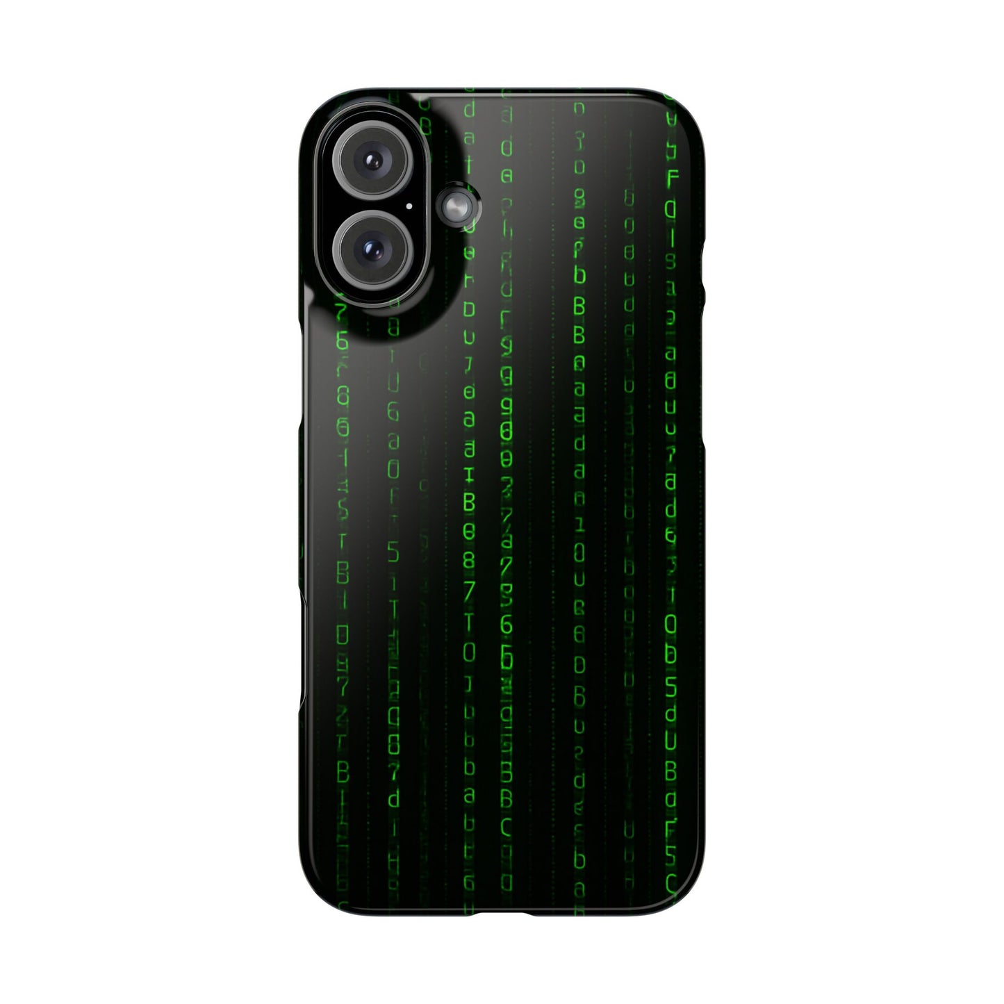 Matrix-Inspired Slim Phone Case, Eco-Friendly Phone Cover, Tech Lover Gift, Minimalist Phone Accessory, Unique Smartphone Case