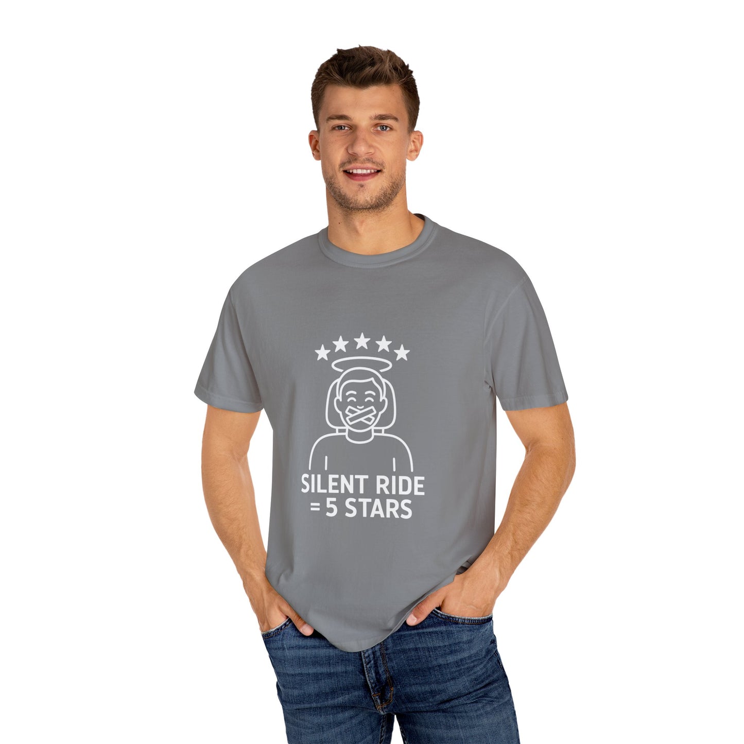 Garment-Dyed T-shirt - Casual Style, Soft Fabric, Unisex Design, Perfect for Everyday Wear, Great Gift for Friends