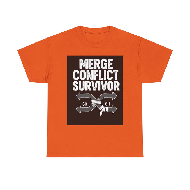 Git Merge Conflict Survivor Tee – Unisex
