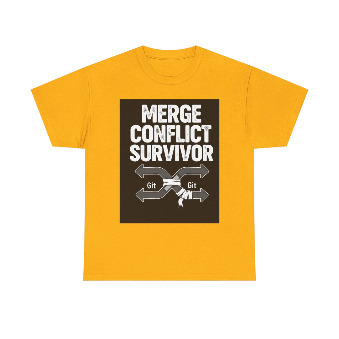 Git Merge Conflict Survivor Tee – Unisex