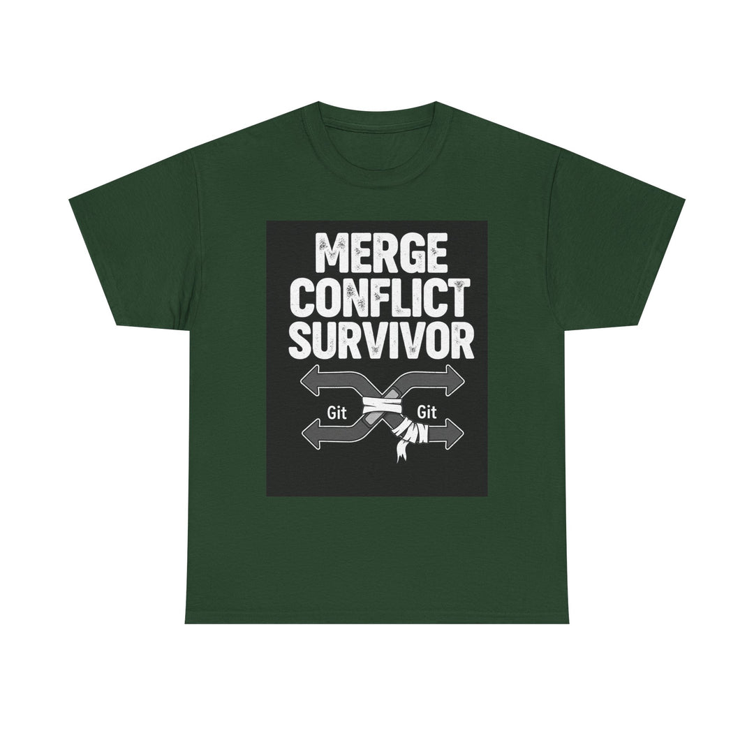 Git Merge Conflict Survivor Tee – Unisex