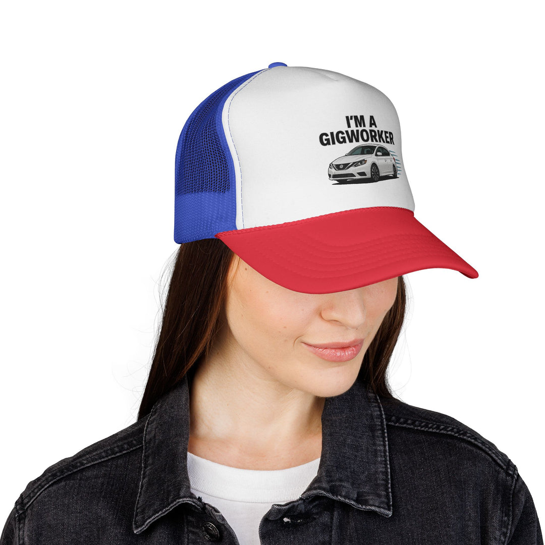 Gig Worker Trucker Cap - Perfect Gift for Rideshare Drivers, Gig Economy Enthusiasts, Father's Day, Everyday Use, Stylish Cap
