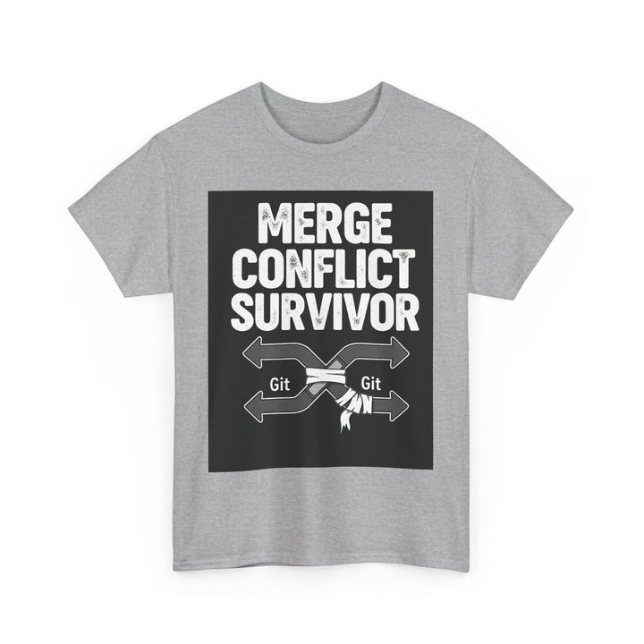 Git Merge Conflict Survivor Tee – Unisex
