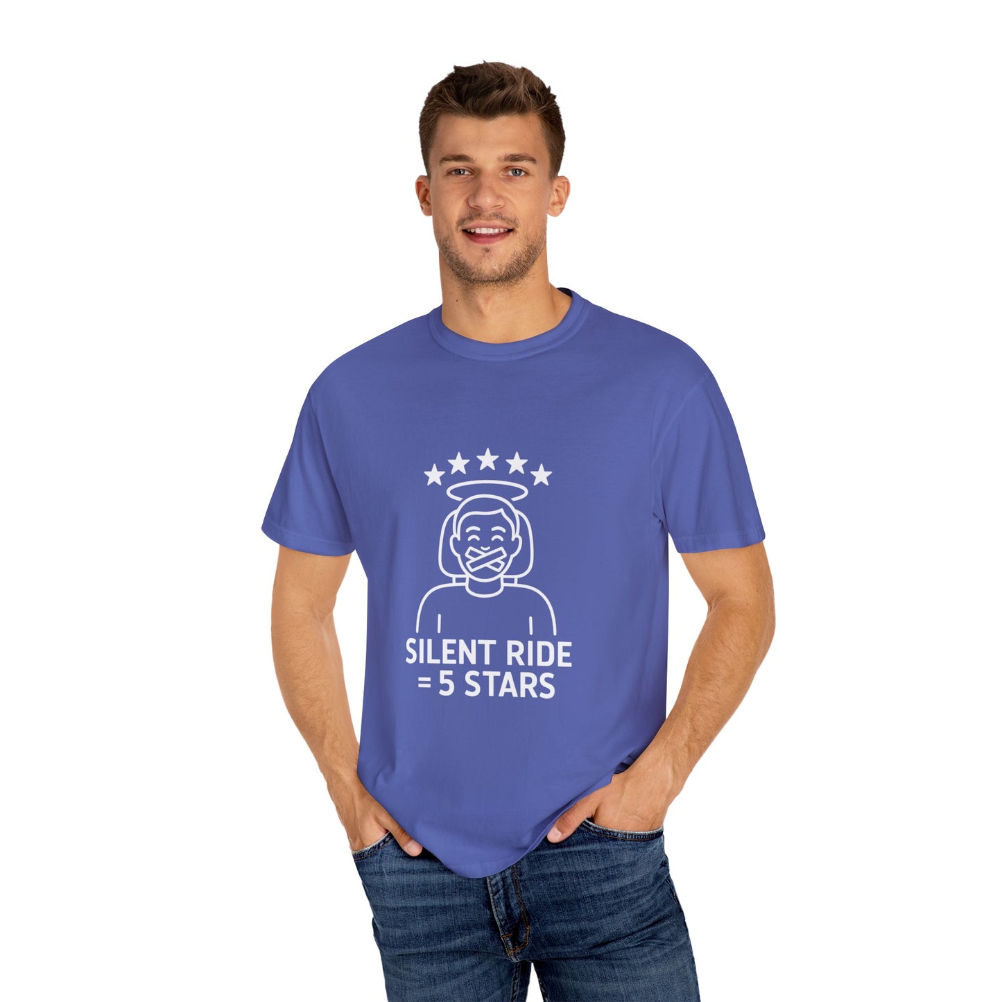Garment-Dyed T-shirt - Casual Style, Soft Fabric, Unisex Design, Perfect for Everyday Wear, Great Gift for Friends