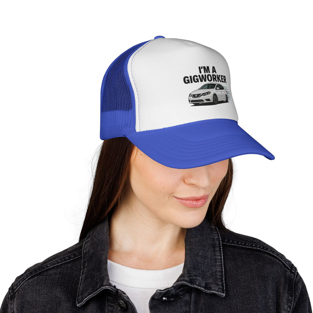 Gig Worker Trucker Cap - Perfect Gift for Rideshare Drivers, Gig Economy Enthusiasts, Father's Day, Everyday Use, Stylish Cap