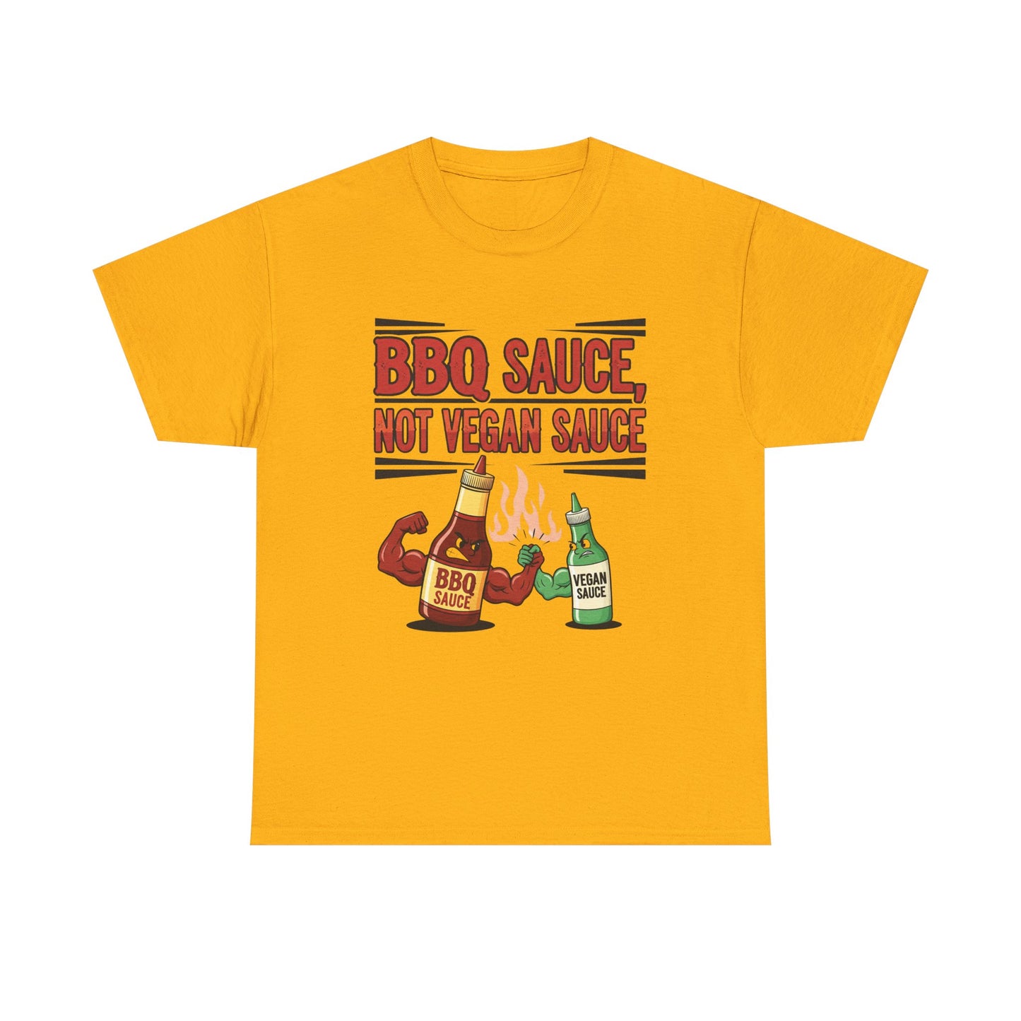 BBQ Sauce Unisex Cotton Tee, Funny Graphic T-Shirt, Gift for Grill Lovers, Summer BBQ Shirt, Cooking Humor Apparel