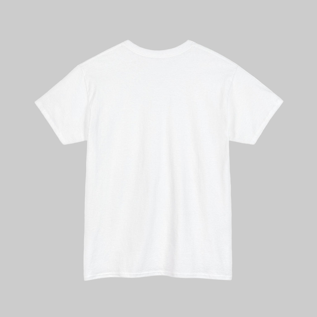 White t-shirt on a white background