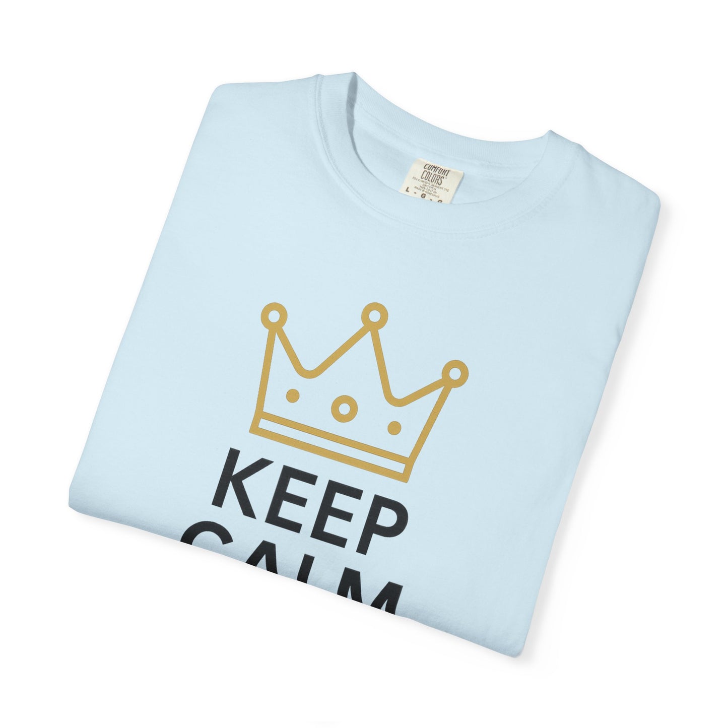 Unisex Garment-Dyed T-Shirt with Fun Quote, Funny Shirt, Gift for Reviewers, Casual Style, Keep Calm Shirt, 5 Star Rating Tee