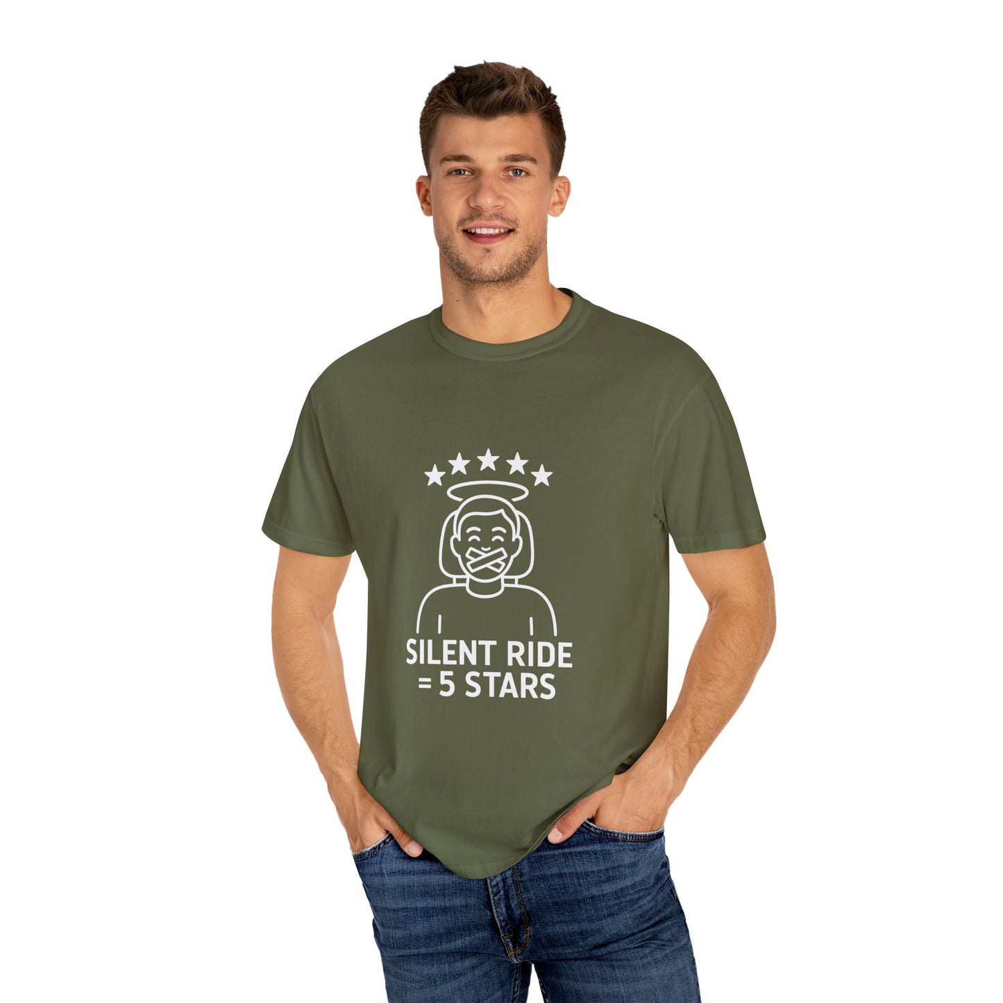 Garment-Dyed T-shirt - Casual Style, Soft Fabric, Unisex Design, Perfect for Everyday Wear, Great Gift for Friends