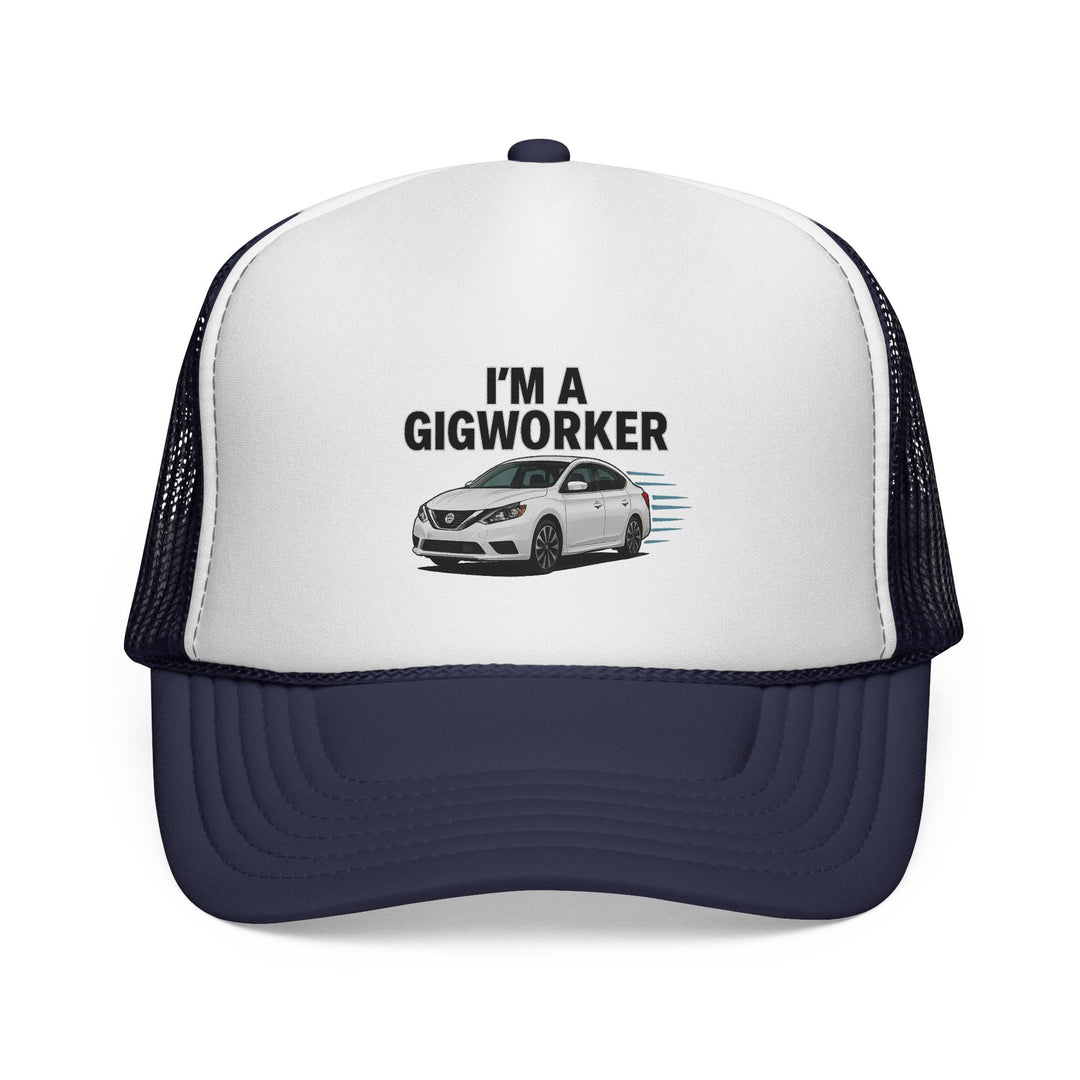Gig Worker Trucker Cap - Perfect Gift for Rideshare Drivers, Gig Economy Enthusiasts, Father's Day, Everyday Use, Stylish Cap