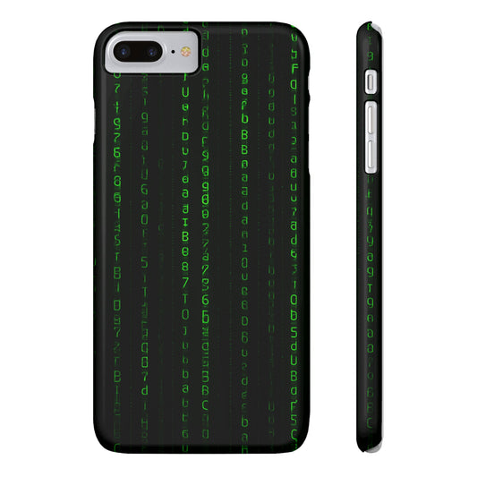 Matrix-Inspired Slim Phone Case, Eco-Friendly Phone Cover, Tech Lover Gift, Minimalist Phone Accessory, Unique Smartphone Case