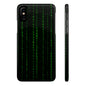 Matrix-Inspired Slim Phone Case, Eco-Friendly Phone Cover, Tech Lover Gift, Minimalist Phone Accessory, Unique Smartphone Case