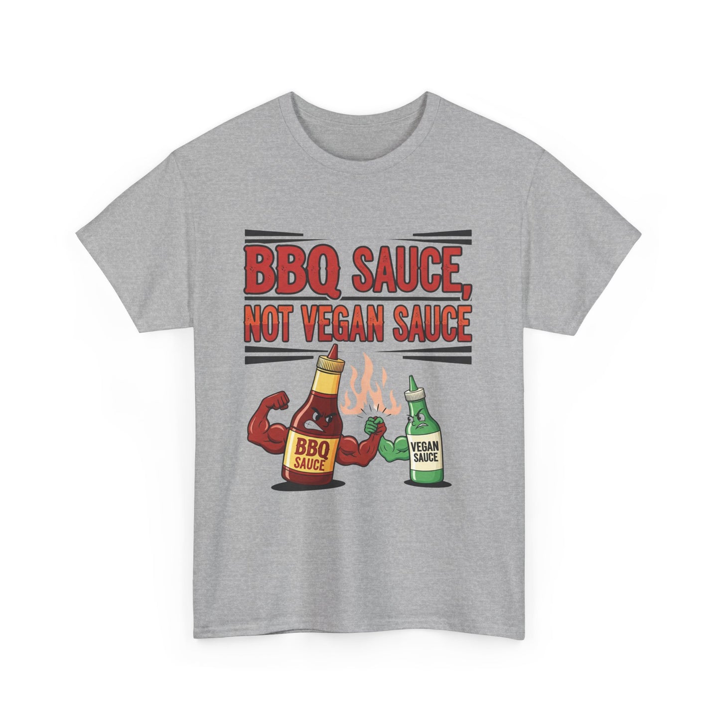 BBQ Sauce Unisex Cotton Tee, Funny Graphic T-Shirt, Gift for Grill Lovers, Summer BBQ Shirt, Cooking Humor Apparel