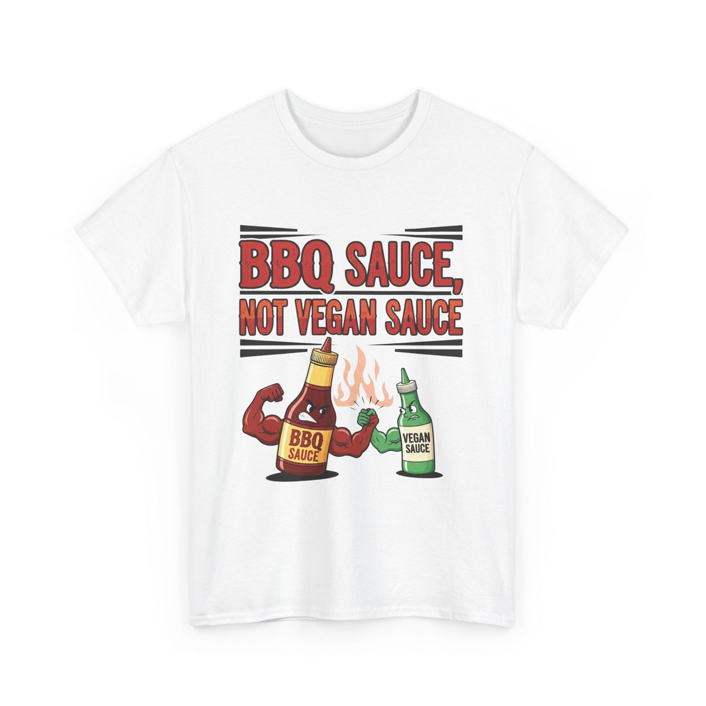 BBQ Sauce Unisex Cotton Tee, Funny Graphic T-Shirt, Gift for Grill Lovers, Summer BBQ Shirt, Cooking Humor Apparel