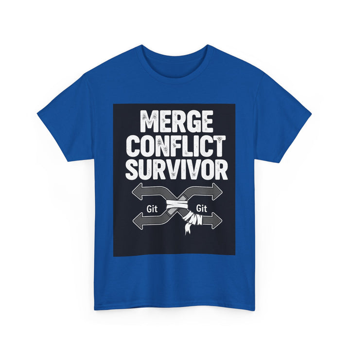 Git Merge Conflict Survivor Tee – Unisex