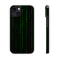 Matrix-Inspired Slim Phone Case, Eco-Friendly Phone Cover, Tech Lover Gift, Minimalist Phone Accessory, Unique Smartphone Case