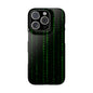 Matrix-Inspired Slim Phone Case, Eco-Friendly Phone Cover, Tech Lover Gift, Minimalist Phone Accessory, Unique Smartphone Case
