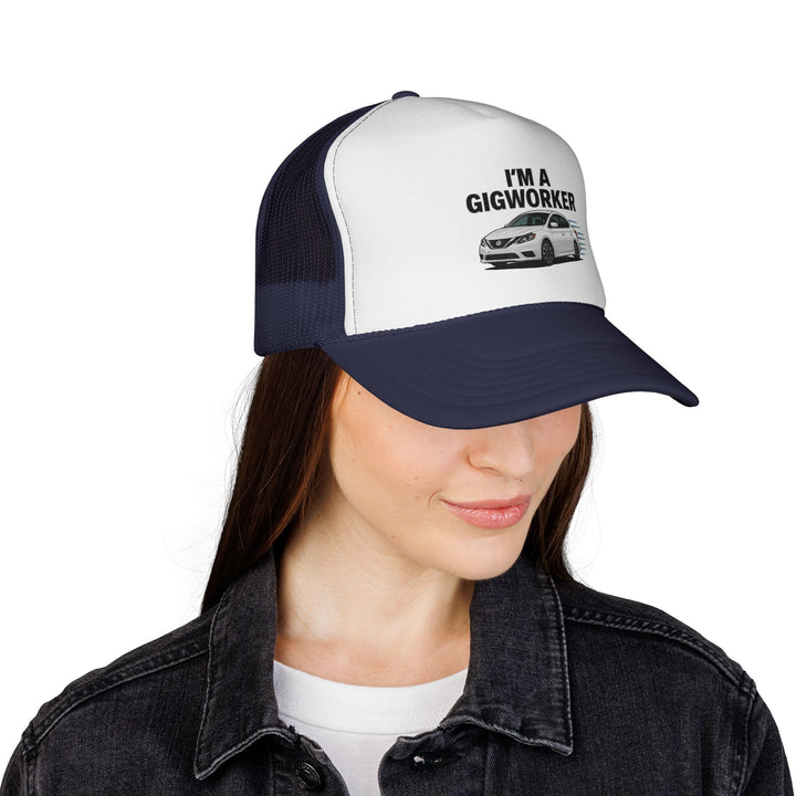 Gig Worker Trucker Cap - Perfect Gift for Rideshare Drivers, Gig Economy Enthusiasts, Father's Day, Everyday Use, Stylish Cap