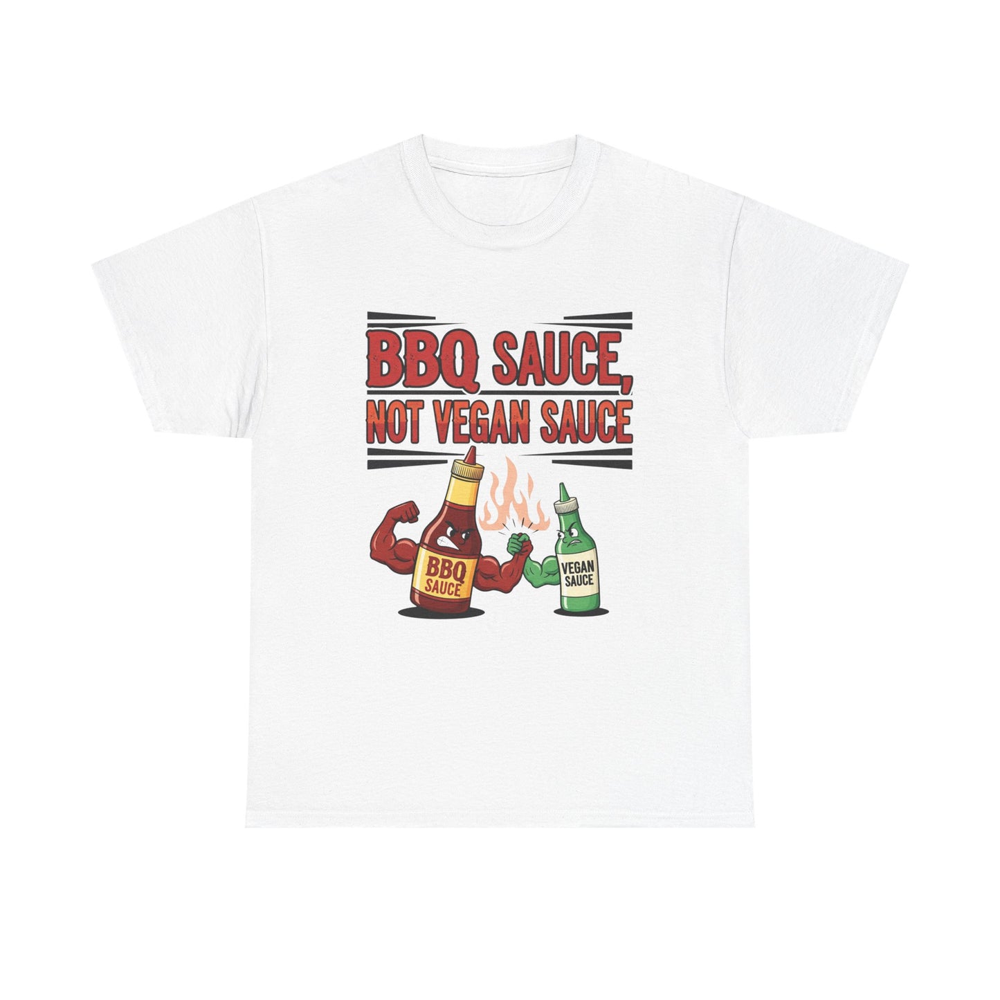 BBQ Sauce Unisex Cotton Tee, Funny Graphic T-Shirt, Gift for Grill Lovers, Summer BBQ Shirt, Cooking Humor Apparel