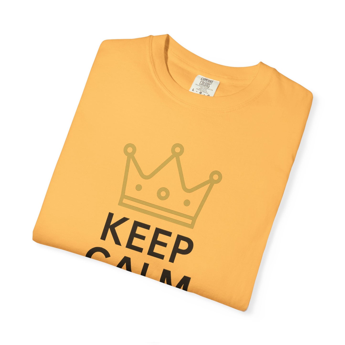 Unisex Garment-Dyed T-Shirt with Fun Quote, Funny Shirt, Gift for Reviewers, Casual Style, Keep Calm Shirt, 5 Star Rating Tee