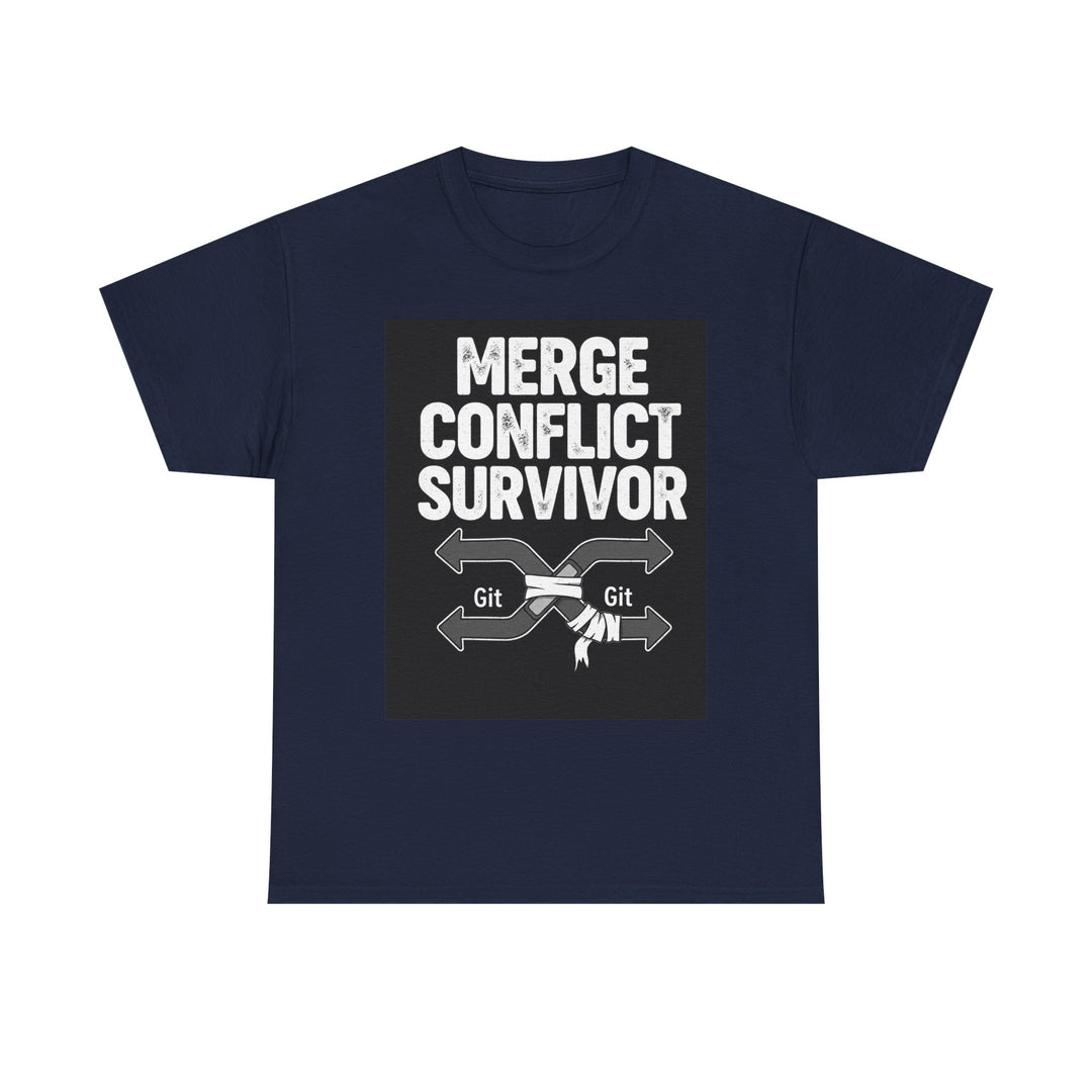 Git Merge Conflict Survivor Tee – Unisex