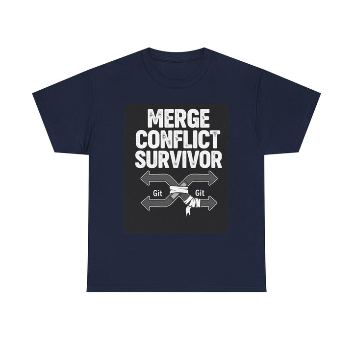 Git Merge Conflict Survivor Tee – Unisex
