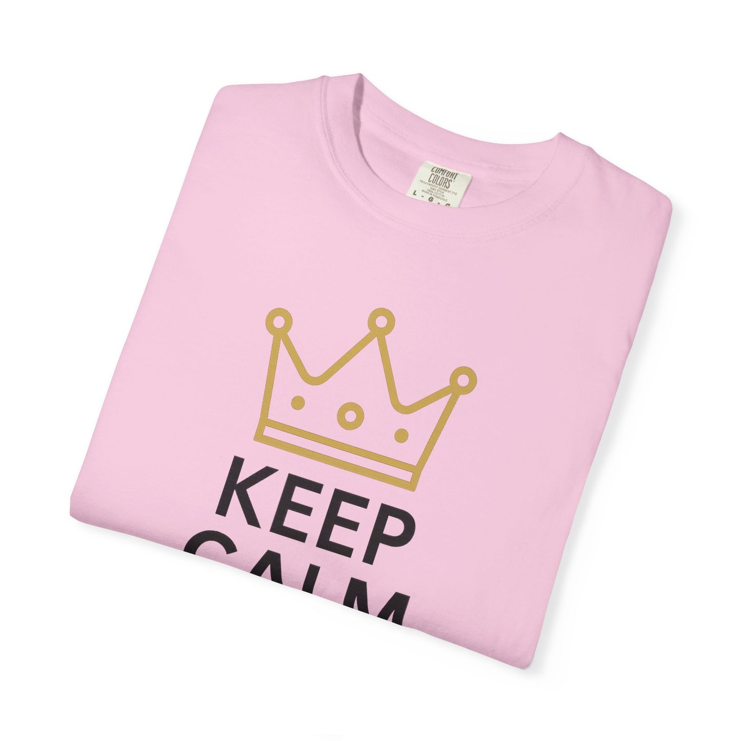 Unisex Garment-Dyed T-Shirt with Fun Quote, Funny Shirt, Gift for Reviewers, Casual Style, Keep Calm Shirt, 5 Star Rating Tee