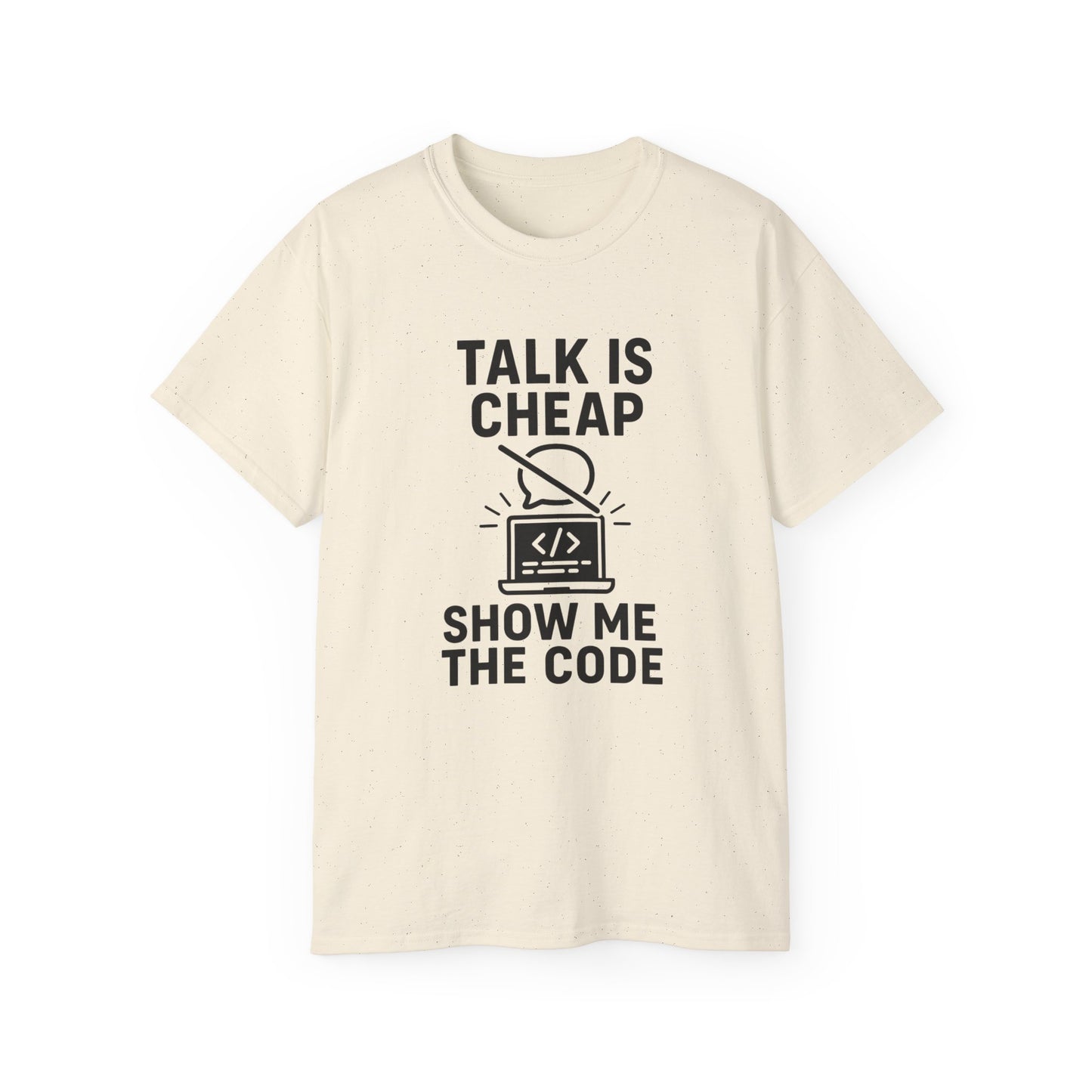 Coding Motivation Tee: Talk is Cheap, Show Me the Code, Programmer Gift, Tech T-Shirt, Geek Fashion, Software Developer Shirt