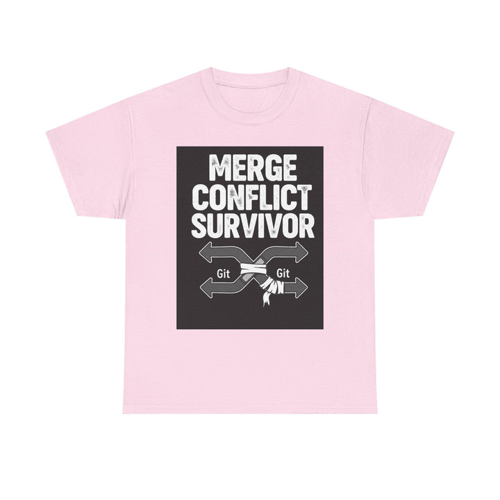 Git Merge Conflict Survivor Tee – Unisex