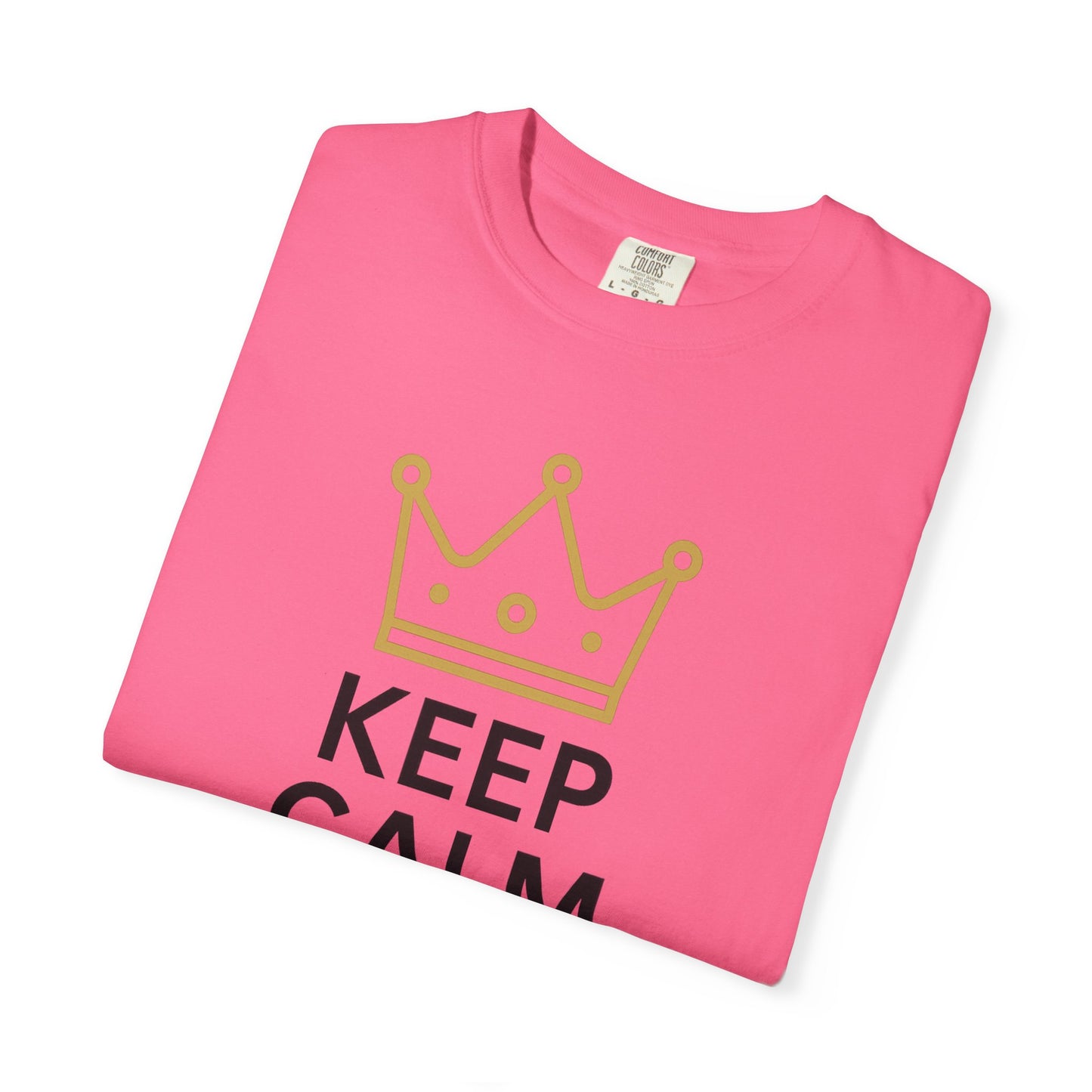 Unisex Garment-Dyed T-Shirt with Fun Quote, Funny Shirt, Gift for Reviewers, Casual Style, Keep Calm Shirt, 5 Star Rating Tee