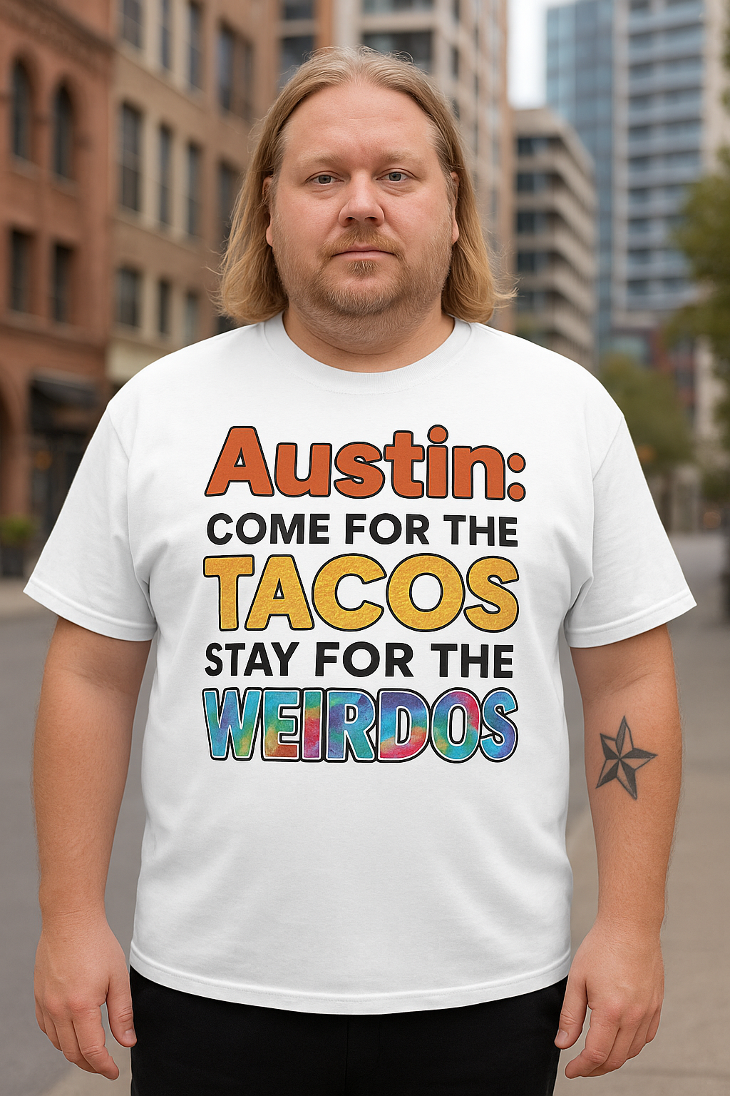 Austin Tacos & Weirdos Tee