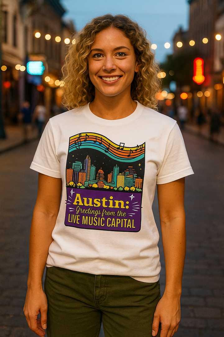Austin: Greetings from the Live Music Capital - Unisex