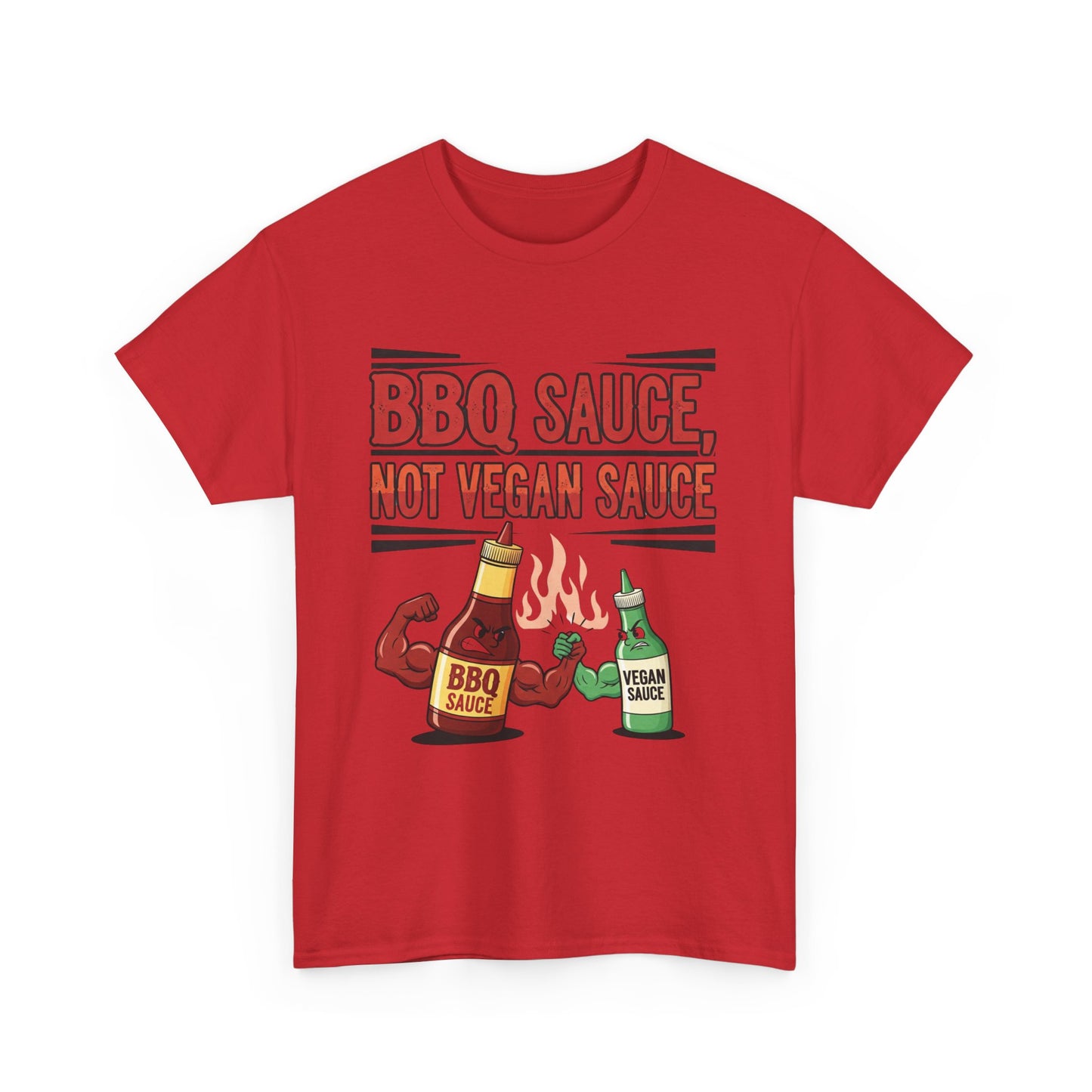 BBQ Sauce Unisex Cotton Tee, Funny Graphic T-Shirt, Gift for Grill Lovers, Summer BBQ Shirt, Cooking Humor Apparel