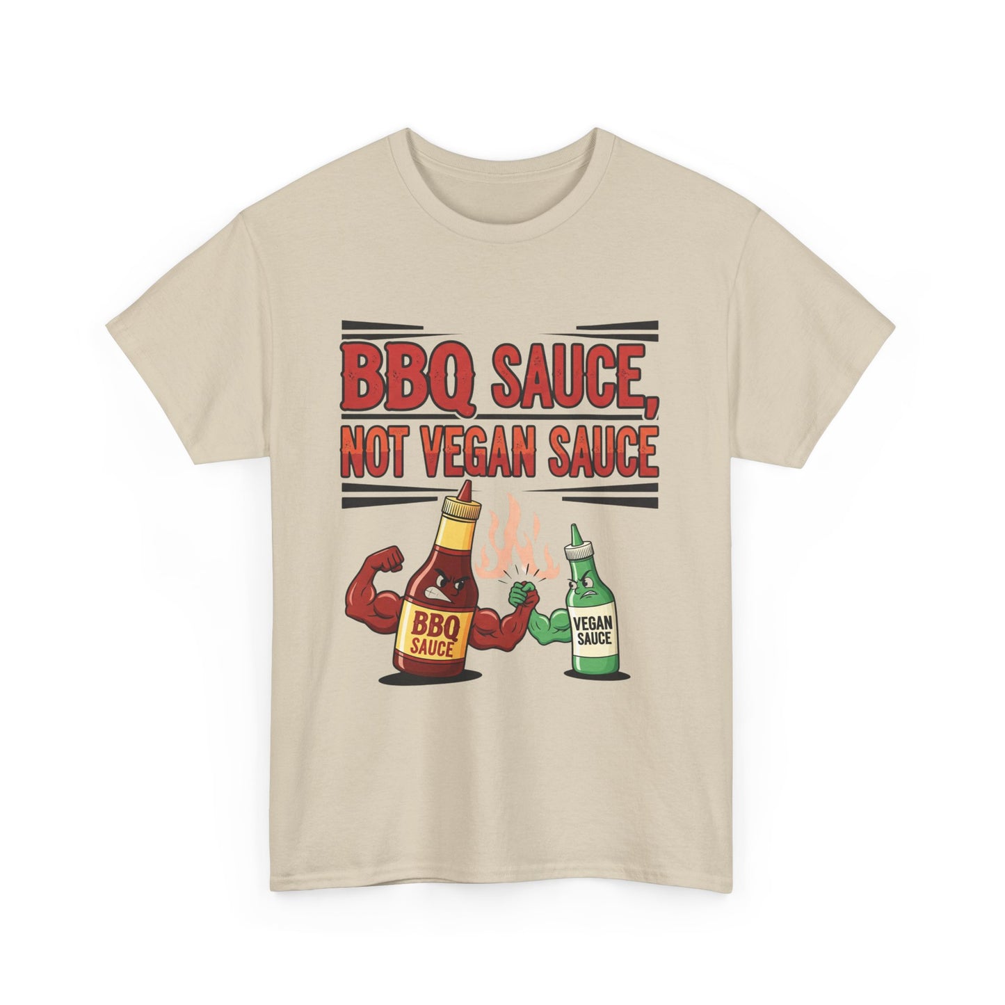 BBQ Sauce Unisex Cotton Tee, Funny Graphic T-Shirt, Gift for Grill Lovers, Summer BBQ Shirt, Cooking Humor Apparel