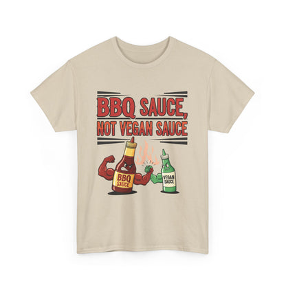 BBQ Sauce Unisex Cotton Tee, Funny Graphic T-Shirt, Gift for Grill Lovers, Summer BBQ Shirt, Cooking Humor Apparel