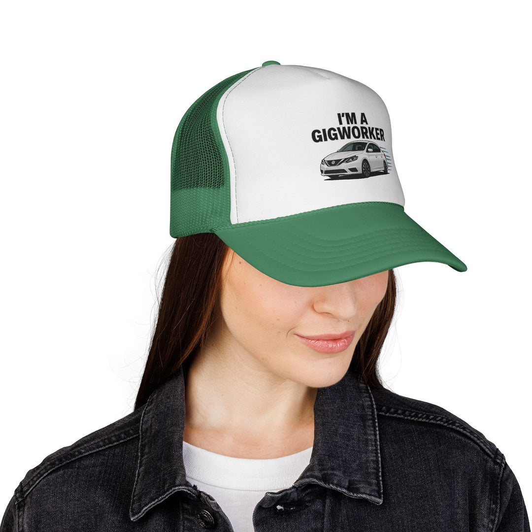 Gig Worker Trucker Cap - Perfect Gift for Rideshare Drivers, Gig Economy Enthusiasts, Father's Day, Everyday Use, Stylish Cap