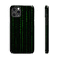Matrix-Inspired Slim Phone Case, Eco-Friendly Phone Cover, Tech Lover Gift, Minimalist Phone Accessory, Unique Smartphone Case