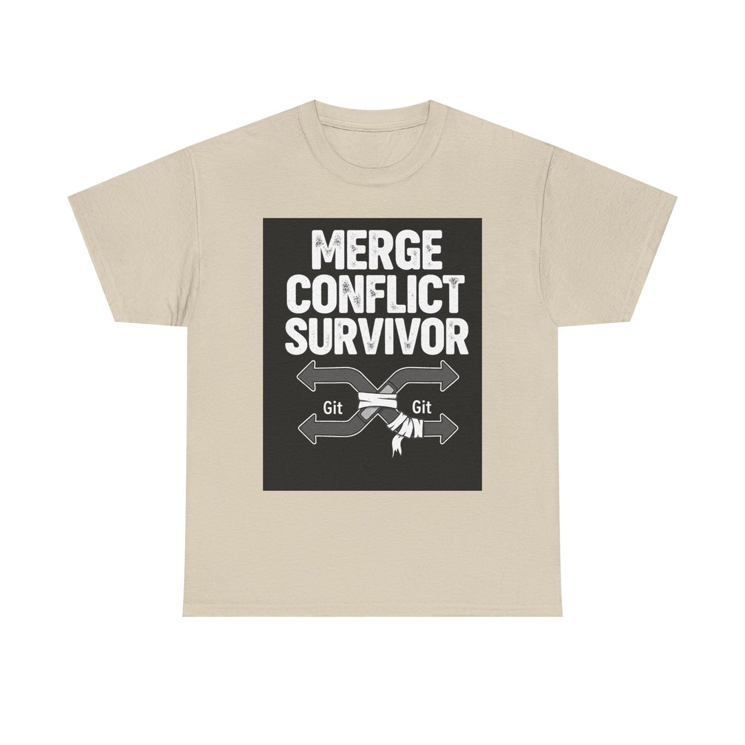 Git Merge Conflict Survivor Tee – Unisex