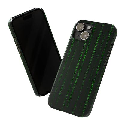 Matrix-Inspired Slim Phone Case, Eco-Friendly Phone Cover, Tech Lover Gift, Minimalist Phone Accessory, Unique Smartphone Case