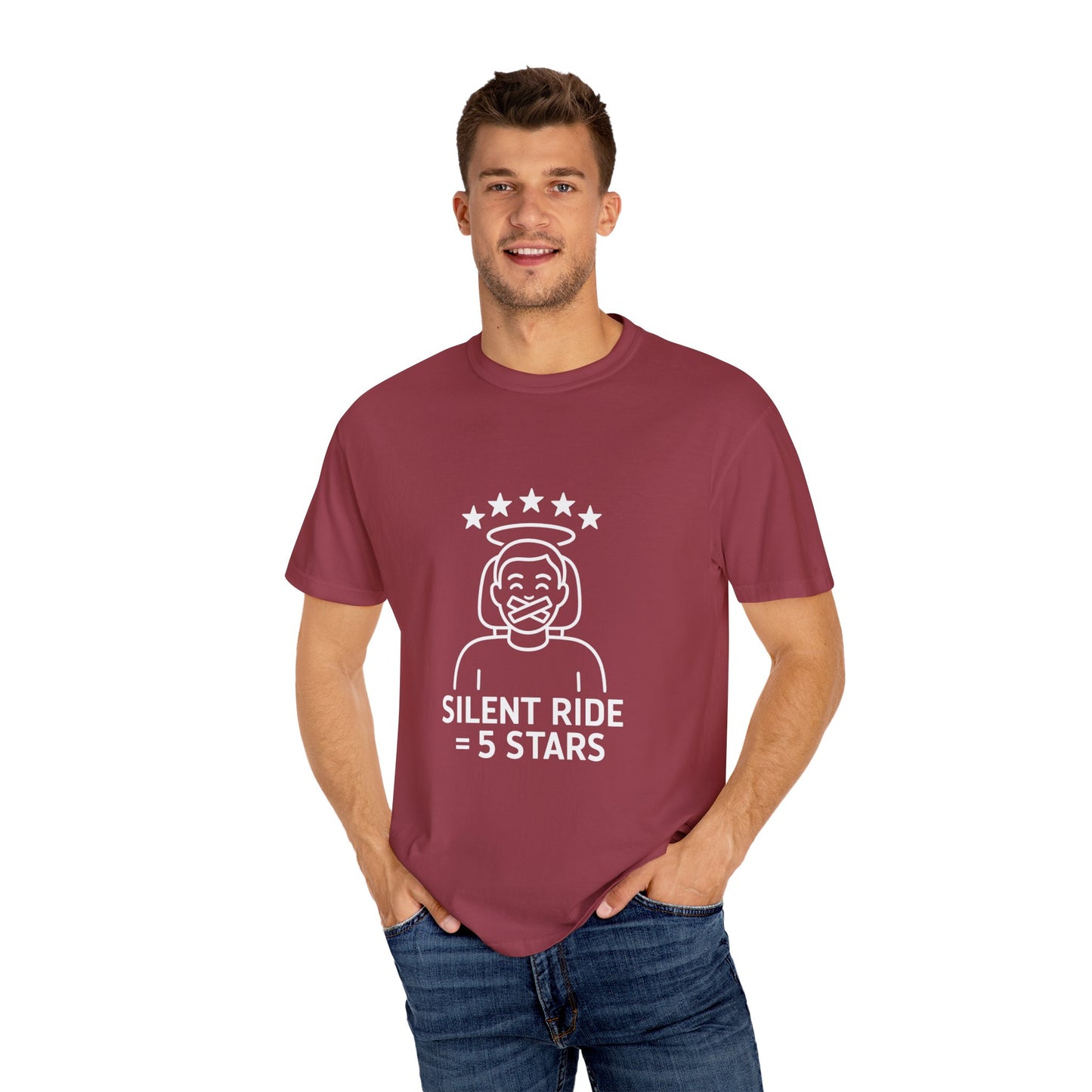 Garment-Dyed T-shirt - Casual Style, Soft Fabric, Unisex Design, Perfect for Everyday Wear, Great Gift for Friends