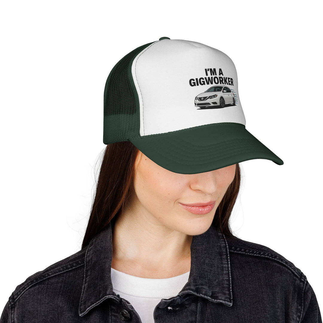 Gig Worker Trucker Cap - Perfect Gift for Rideshare Drivers, Gig Economy Enthusiasts, Father's Day, Everyday Use, Stylish Cap