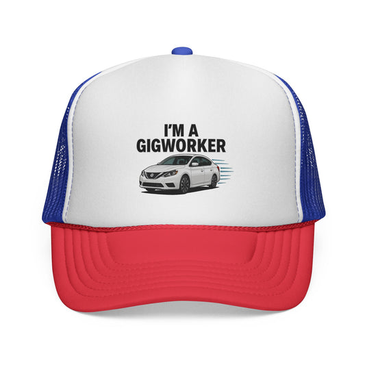 Gig Worker Trucker Cap - Perfect Gift for Rideshare Drivers, Gig Economy Enthusiasts, Father's Day, Everyday Use, Stylish Cap
