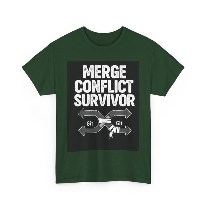 Git Merge Conflict Survivor Tee – Unisex