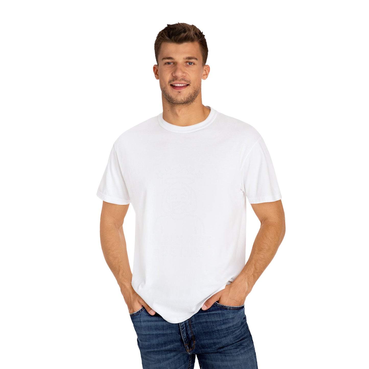 Garment-Dyed T-shirt - Casual Style, Soft Fabric, Unisex Design, Perfect for Everyday Wear, Great Gift for Friends