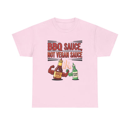 BBQ Sauce Unisex Cotton Tee, Funny Graphic T-Shirt, Gift for Grill Lovers, Summer BBQ Shirt, Cooking Humor Apparel