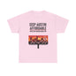 Keep Austin Affordable Unisex Heavy Cotton Tee, Casual Wear, Gift for Austin Lovers, Unique Statement Shirt, Eco-Conscious Apparel
