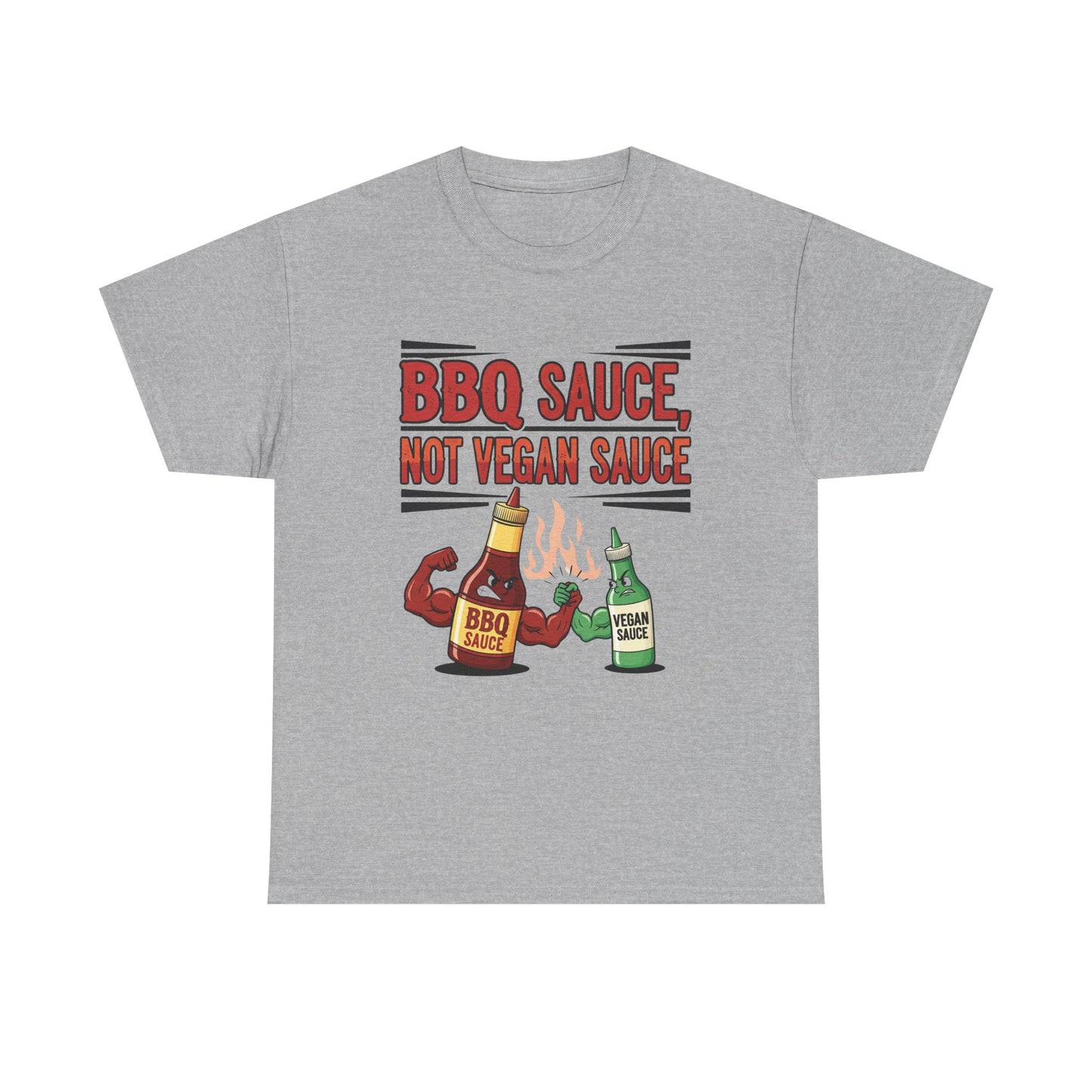 BBQ Sauce Unisex Cotton Tee, Funny Graphic T-Shirt, Gift for Grill Lovers, Summer BBQ Shirt, Cooking Humor Apparel