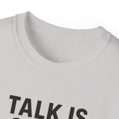 Coding Motivation Tee: Talk is Cheap, Show Me the Code, Programmer Gift, Tech T-Shirt, Geek Fashion, Software Developer Shirt